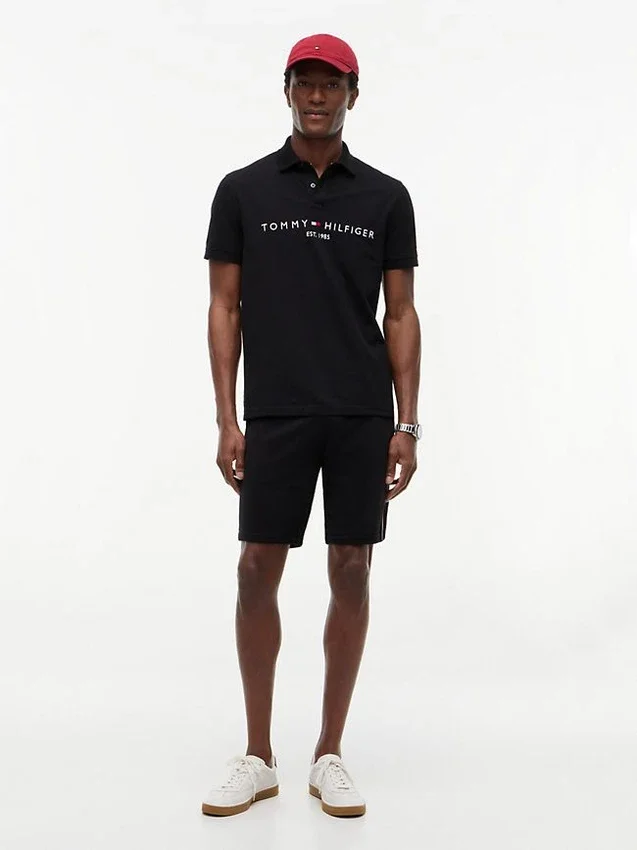 Polo com logótipo Tommy bordado Polo com logótipo Tommy bordado