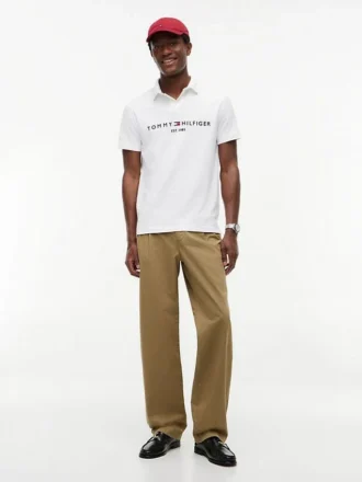 Polo com logótipo Tommy bordado