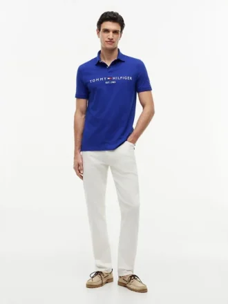 Polo com logótipo Tommy bordado