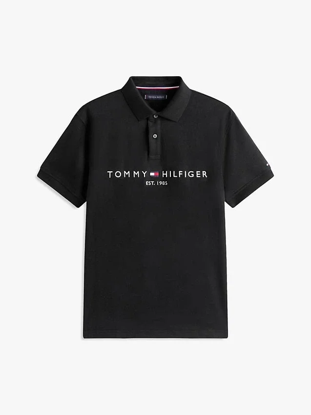 Polo com logótipo Tommy bordado Polo com logótipo Tommy bordado
