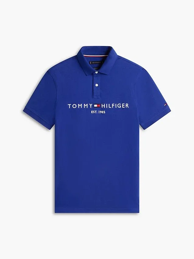 Polo com logótipo Tommy bordado Polo com logótipo Tommy bordado