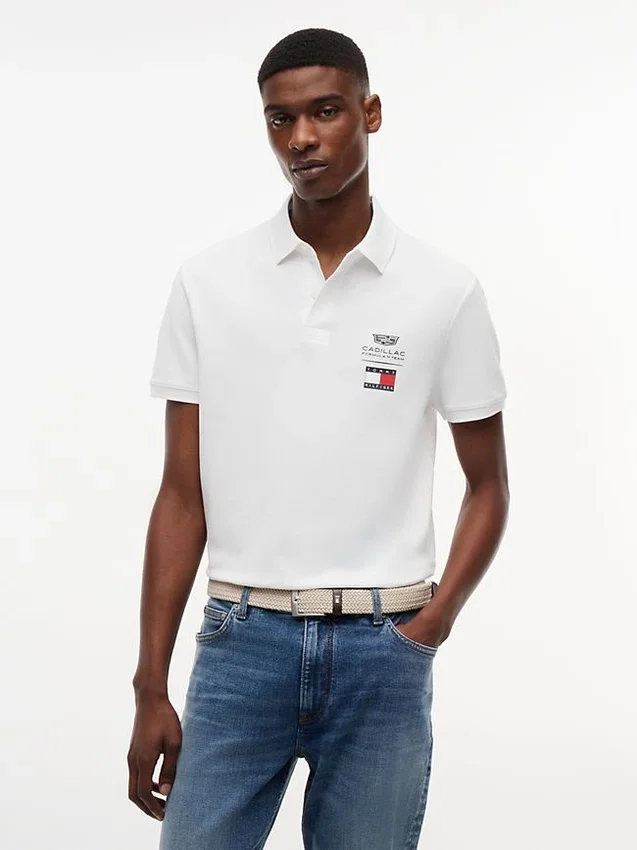 Polo com logótipo Tommy x Cadillac F1® Team Polo com logótipo Tommy x Cadillac F1® Team