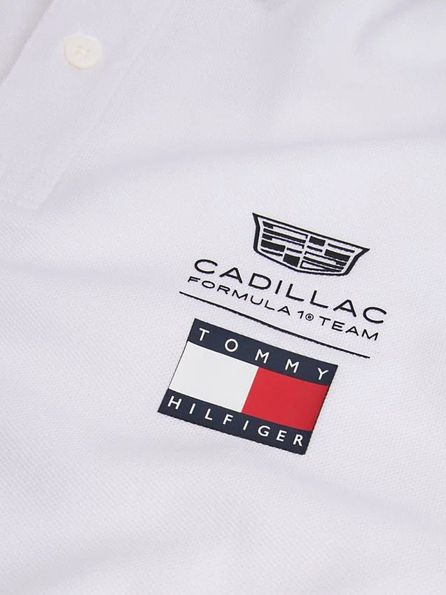 Polo com logótipo Tommy x Cadillac F1® Team Polo com logótipo Tommy x Cadillac F1® Team