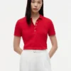 Polo de Algodão Elástico com Corte Clássico Polo de Algodão Elástico com Corte Clássico