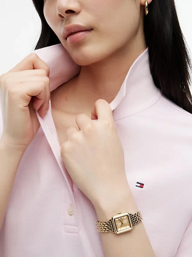 Polo de Algodão Elástico com Corte Clássico Polo de Algodão Elástico com Corte Clássico