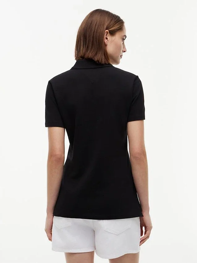Polo de Algodão Elástico com Corte Clássico Polo de Algodão Elástico com Corte Clássico