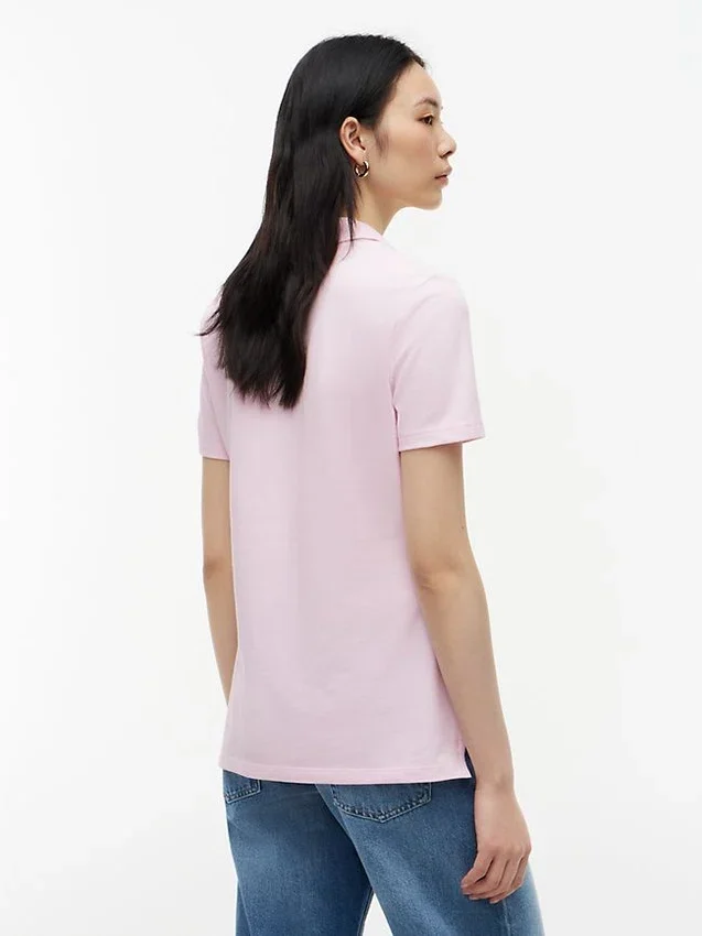 Polo de Algodão Elástico com Corte Clássico Polo de Algodão Elástico com Corte Clássico