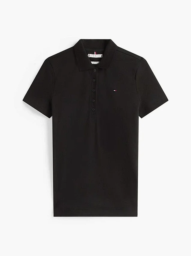 Polo de Algodão Elástico com Corte Clássico Polo de Algodão Elástico com Corte Clássico