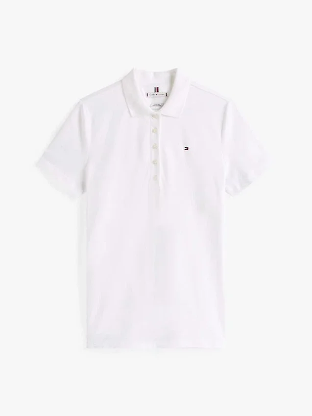 Polo de Algodão Elástico com Corte Clássico Polo de Algodão Elástico com Corte Clássico
