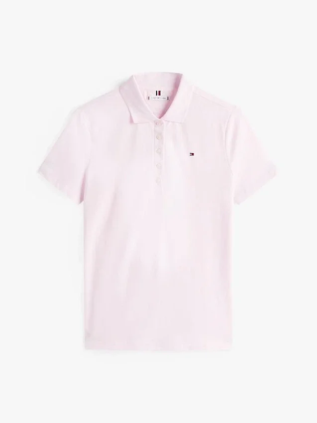 Polo de Algodão Elástico com Corte Clássico Polo de Algodão Elástico com Corte Clássico