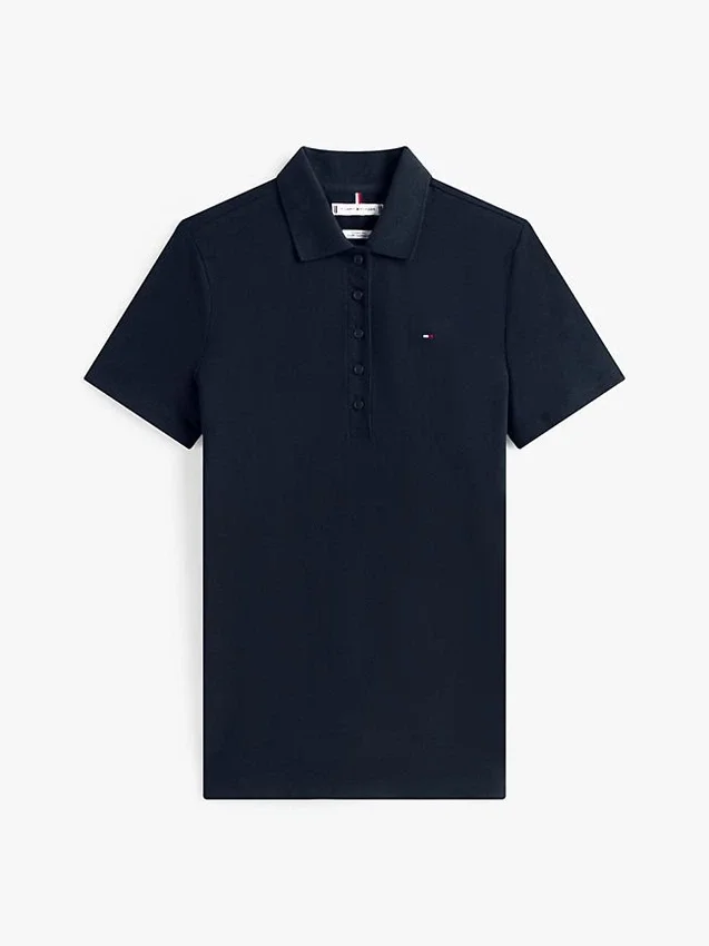 Polo de Algodão Elástico com Corte Clássico Polo de Algodão Elástico com Corte Clássico