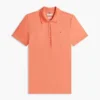 Polo de algodão elástico com corte justo Polo de algodão elástico com corte justo