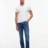 Polo de Algodão Liso com Corte Justo Polo de Algodão Liso com Corte Justo
