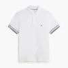 Polo de Algodão Liso com Corte Justo Polo de Algodão Liso com Corte Justo