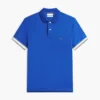 Polo de Algodão Liso com Corte Justo Polo de Algodão Liso com Corte Justo