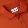 Polo de Algodão Liso com Corte Justo Polo de Algodão Liso com Corte Justo