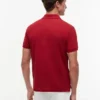 Polo de Algodão Suave com Bandeira Ondulada e Corte Regular Polo de Algodão Suave com Bandeira Ondulada e Corte Regular