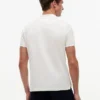 Polo de Algodão Suave com Bandeira Ondulada e Corte Regular Polo de Algodão Suave com Bandeira Ondulada e Corte Regular