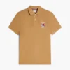 Polo de Algodão Suave com Bandeira Ondulada e Corte Regular Polo de Algodão Suave com Bandeira Ondulada e Corte Regular
