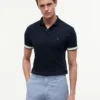 Polo de Algodão Suave de Corte Justo Polo de Algodão Suave de Corte Justo