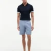 Polo de Algodão Suave de Corte Justo Polo de Algodão Suave de Corte Justo