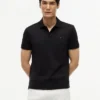 Polo de Algodão Suave de Corte Regular Polo de Algodão Suave de Corte Regular