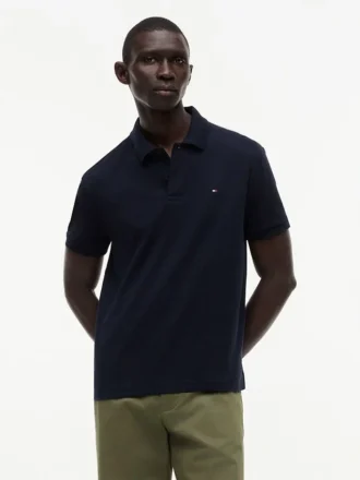 Polo de Algodão Suave de Corte Regular