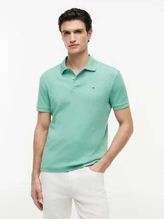 Polo de Algodão Suave de Corte Regular