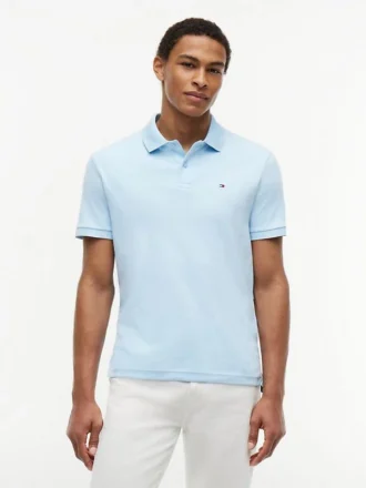 Polo de Algodão Suave de Corte Regular