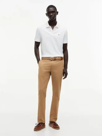 Polo de Algodão Suave de Corte Regular