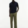 Polo de Algodão Suave de Corte Regular Polo de Algodão Suave de Corte Regular