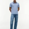 Polo de Algodão Suave de Corte Regular Polo de Algodão Suave de Corte Regular