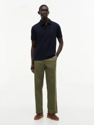 Polo de Algodão Suave de Corte Regular