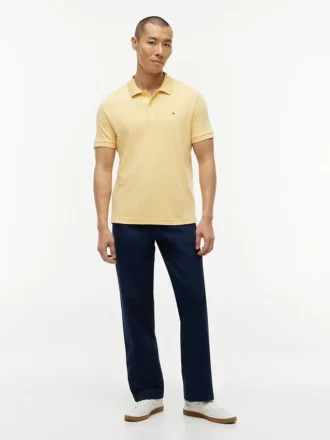 Polo de Algodão Suave de Corte Regular