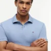 Polo de Algodão Suave de Corte Regular Polo de Algodão Suave de Corte Regular