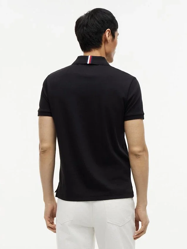 Polo de Algodão Suave de Corte Regular Polo de Algodão Suave de Corte Regular