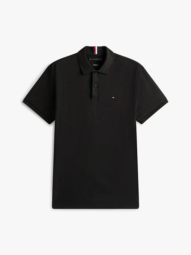 Polo de Algodão Suave de Corte Regular Polo de Algodão Suave de Corte Regular