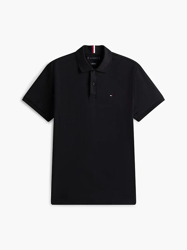 Polo de Algodão Suave de Corte Regular Polo de Algodão Suave de Corte Regular
