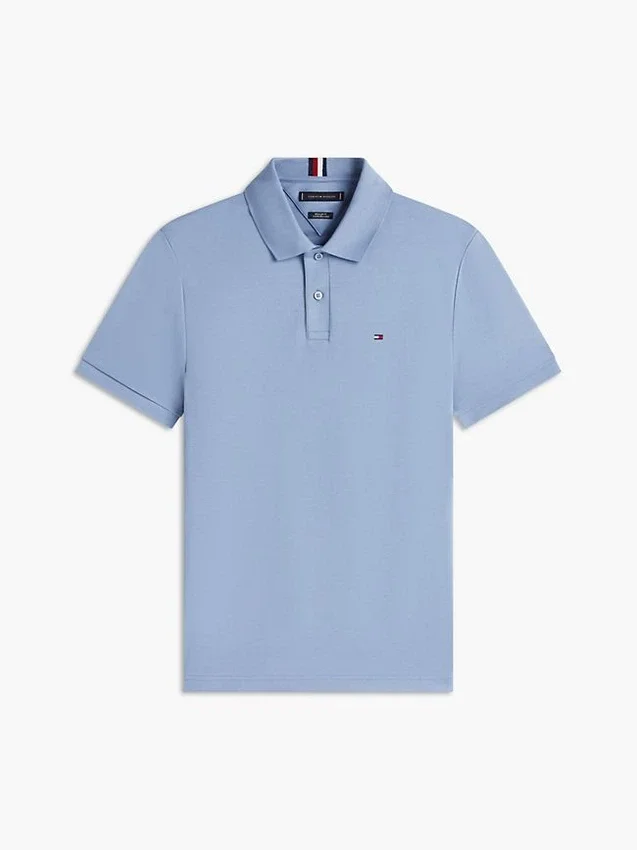 Polo de Algodão Suave de Corte Regular Polo de Algodão Suave de Corte Regular