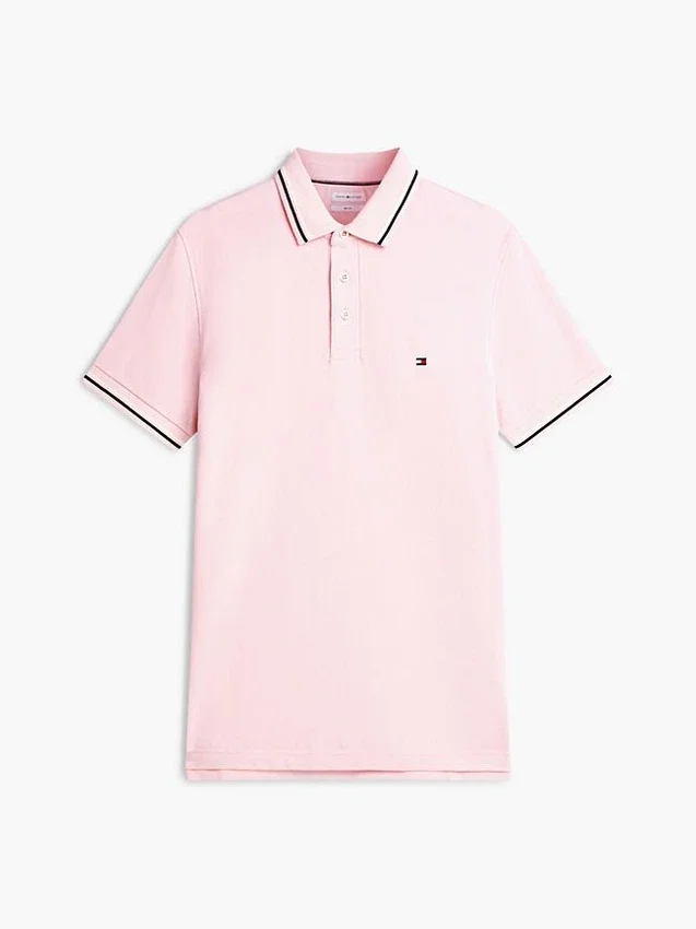 Polo de corte justo com detalhes Polo de corte justo com detalhes