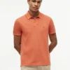 Polo de corte regular tingido na peça Polo de corte regular tingido na peça