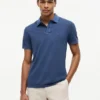Polo de corte regular tingido na peça Polo de corte regular tingido na peça