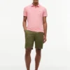 Polo de corte regular tingido na peça Polo de corte regular tingido na peça