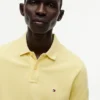 Polo de corte regular tingido na peça Polo de corte regular tingido na peça