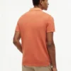 Polo de corte regular tingido na peça Polo de corte regular tingido na peça