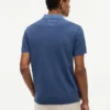 Polo de corte regular tingido na peça Polo de corte regular tingido na peça