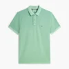 Polo de corte regular tingido na peça Polo de corte regular tingido na peça