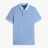 Polo de corte regular tingido na peça Polo de corte regular tingido na peça