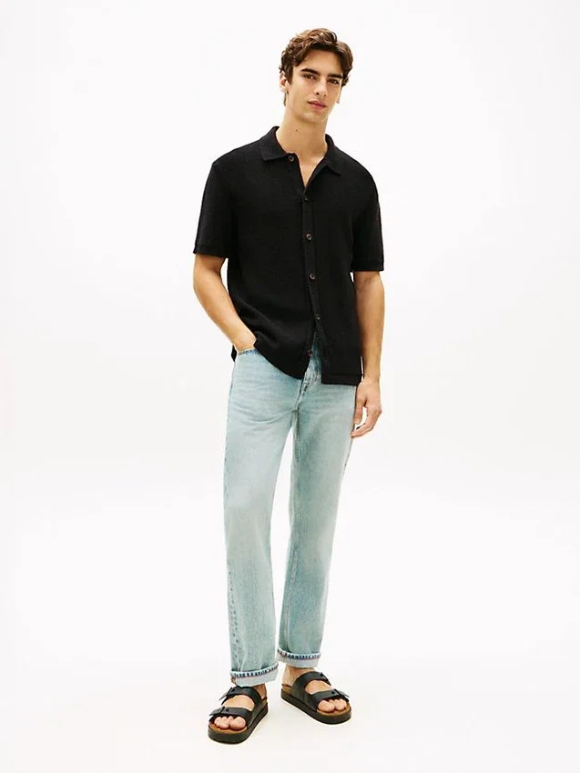 Polo de malha leve Polo de malha leve