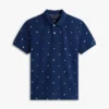 Polo de piqué com bandeira em toda a peça, corte regular Polo de piqué com bandeira em toda a peça, corte regular